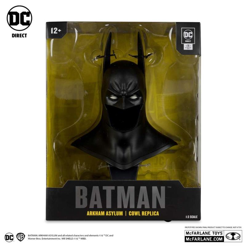 DC DIRECT BATMAN 1:3 COWL PROP REPLICA ARKHAM ASYLUM