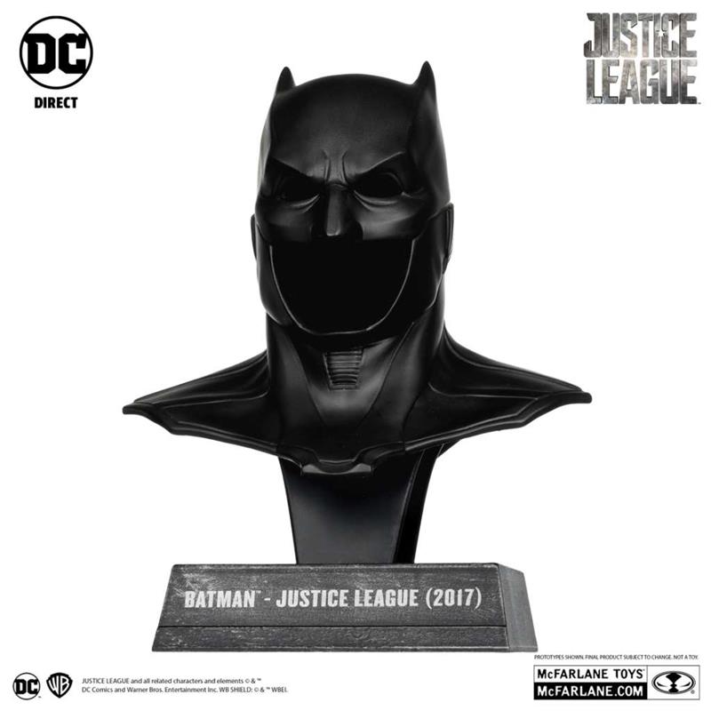 DC DIRECT BATMAN 1:3 COWL PROP REPLICA JUSTICE LEAGUE TACTICAL SUIT