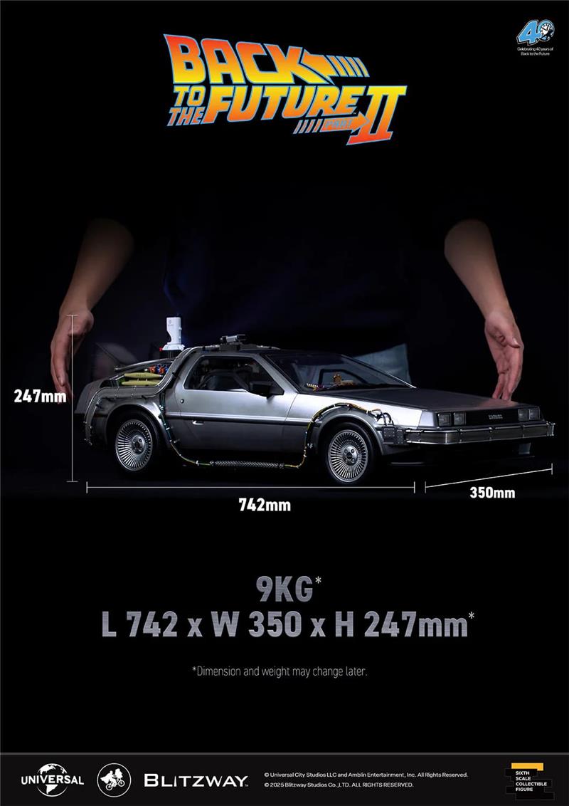 1/6 BTTF PART 2 DELOREAN