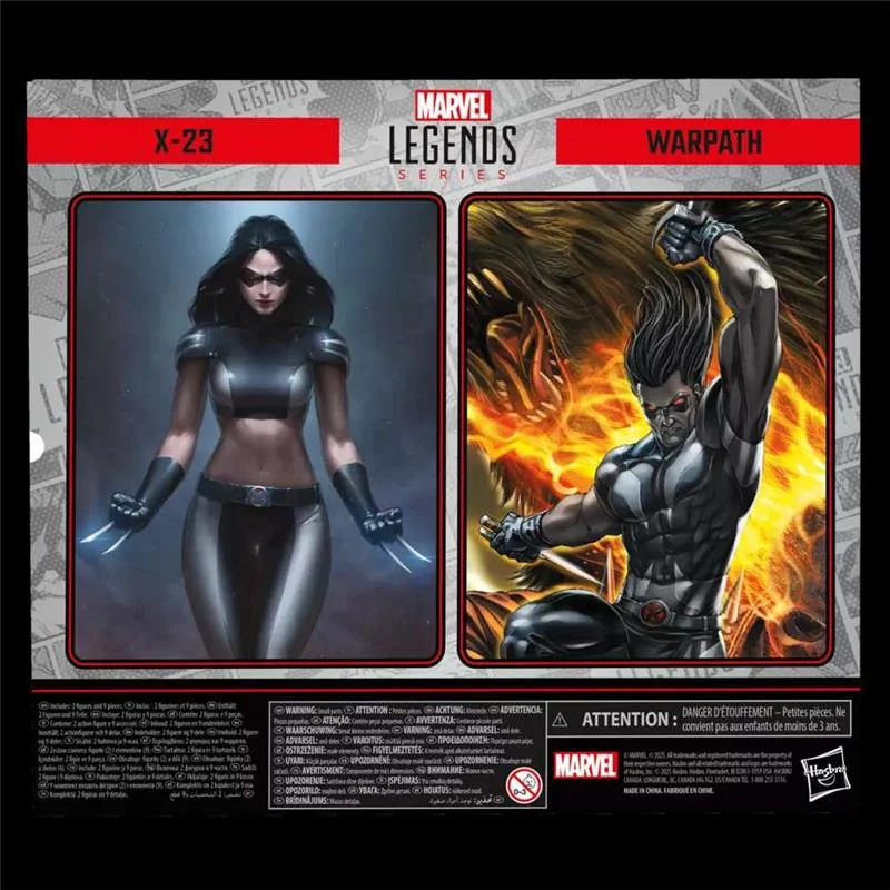 MARVEL LEGENDS X-MEN X-FORCE X-23 AND WARPATH