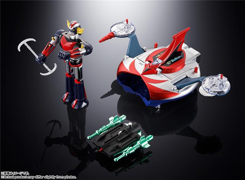 GRENDIZER & UFO SPAZER CHOGOKIN DELUXE SET