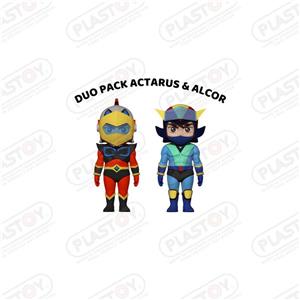 plastoy grendizer alcor  actarus figures duo pack