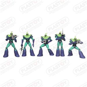 plastoy grendizer vegan soldiers figure set 5