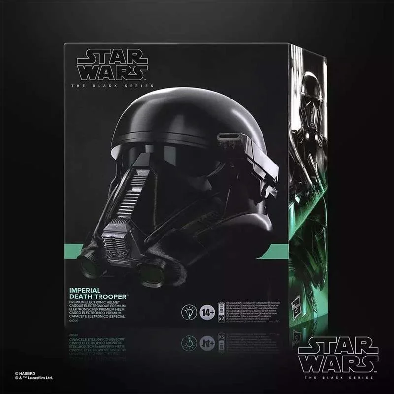 STAR WARS BLACK SERIE ROGUE ONE IMPERIAL DEATH TROOPER ELECTRONIC HELMET