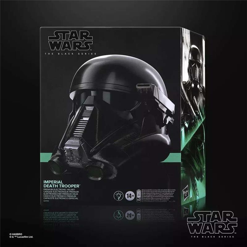 STAR WARS BLACK SERIE ROGUE ONE IMPERIAL DEATH TROOPER ELECTRONIC HELMET