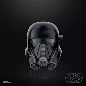 hasbro star wars black serie rogue one imperial death trooper electronic helmet