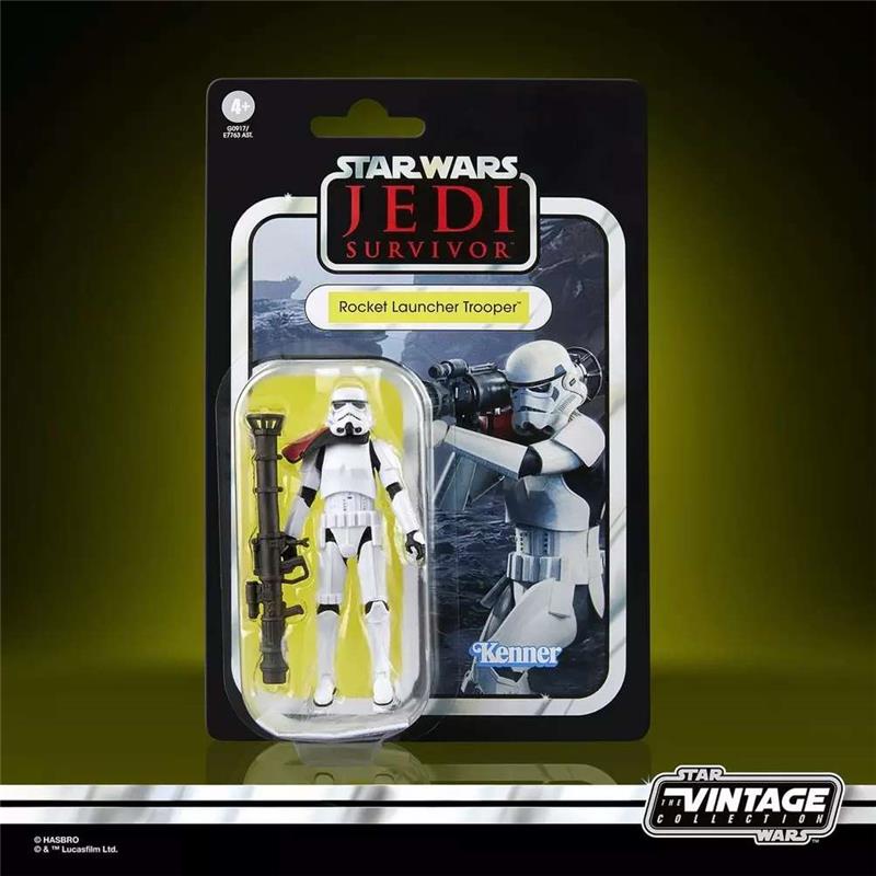 STAR WARS VINTAGE JEDI SURVIVOR ROCKET LAUNCHER TROOPER