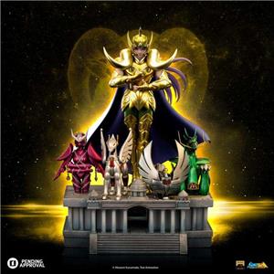 iron studios iron studios saint seiya aries mu deluxe