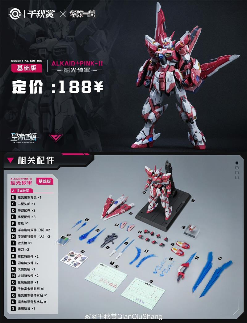 1/100 ALKAID PINK II ESSENTIAL ED. MODEL KIT