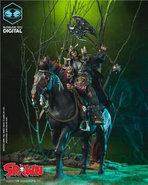 mcfarlane spawn the dark ages spawn the bloodaxe with horse