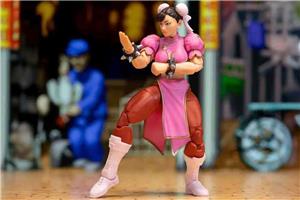 jada street fighter ii chun li pink dress sscc de luxe