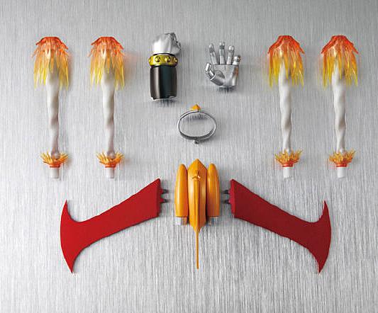 SUPER ROBOT CHOGOKIN (SRC) Z MAZINGER WEAPON SET
