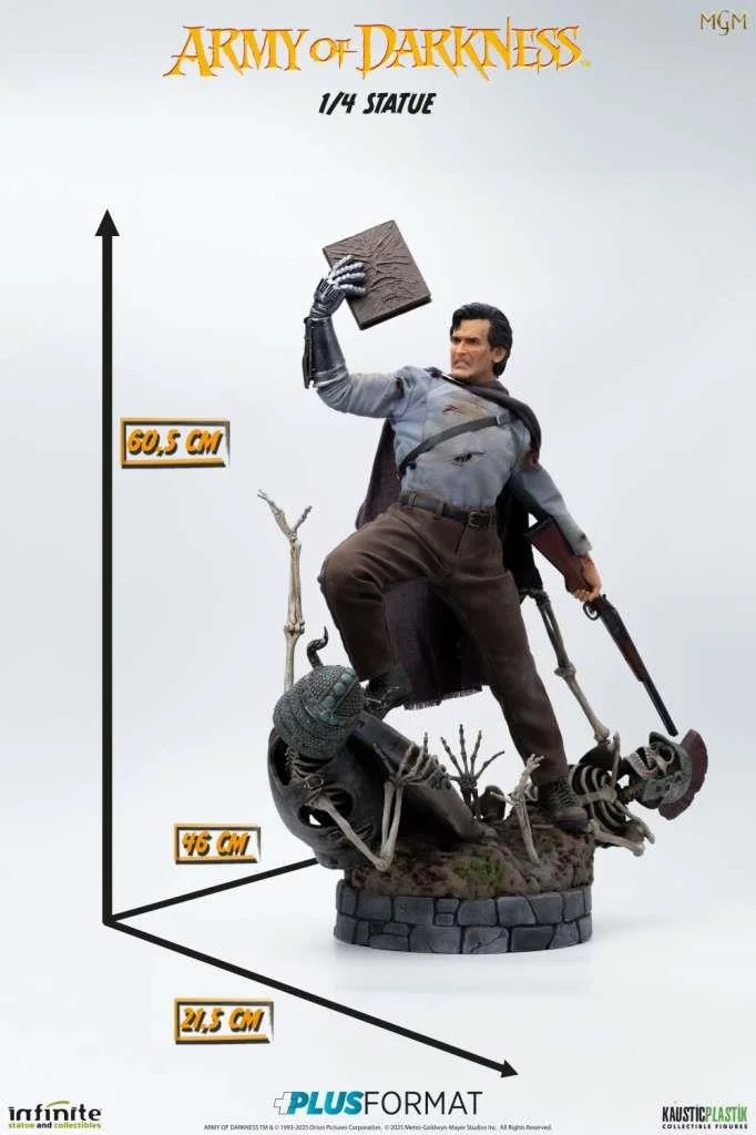 1/4 PLUS FORMAT STATUE - ARMY OF DARKNESS ASH