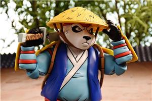 neca tmnt cartoon panda khan ultimate