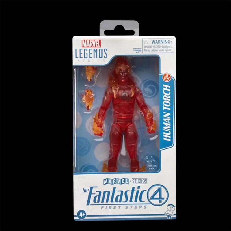 MARVEL LEGENDS FANTASTIC FOUR FIRST STEPS HUMAN TORCH ACTION FIGURE