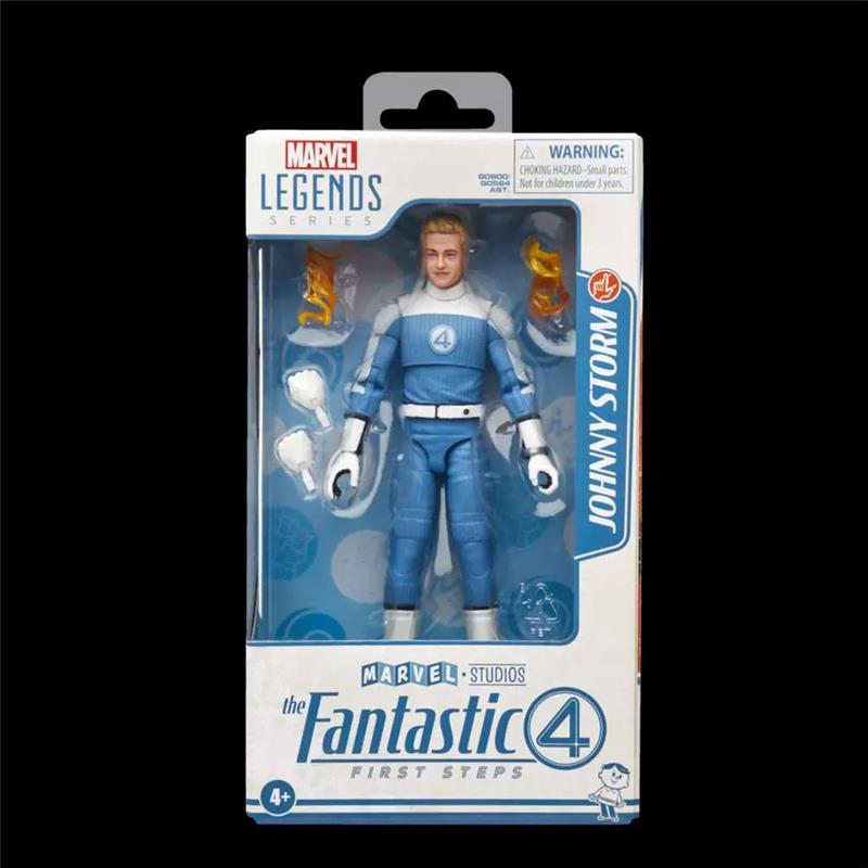 MARVEL LEGENDS FANTASTIC FOUR FIRST STEPS JOHNNY STORM ACTION FIGURE
