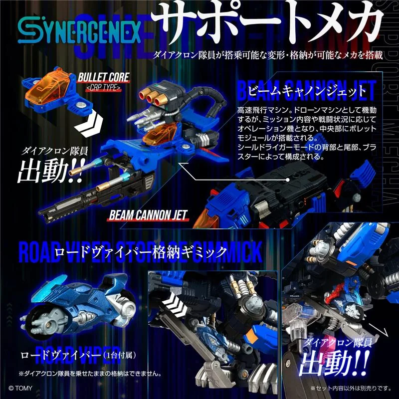 SYNERGENEX ZOIDS X TRANSFORMERS X DIACLONE - SHIELD D-PRIME