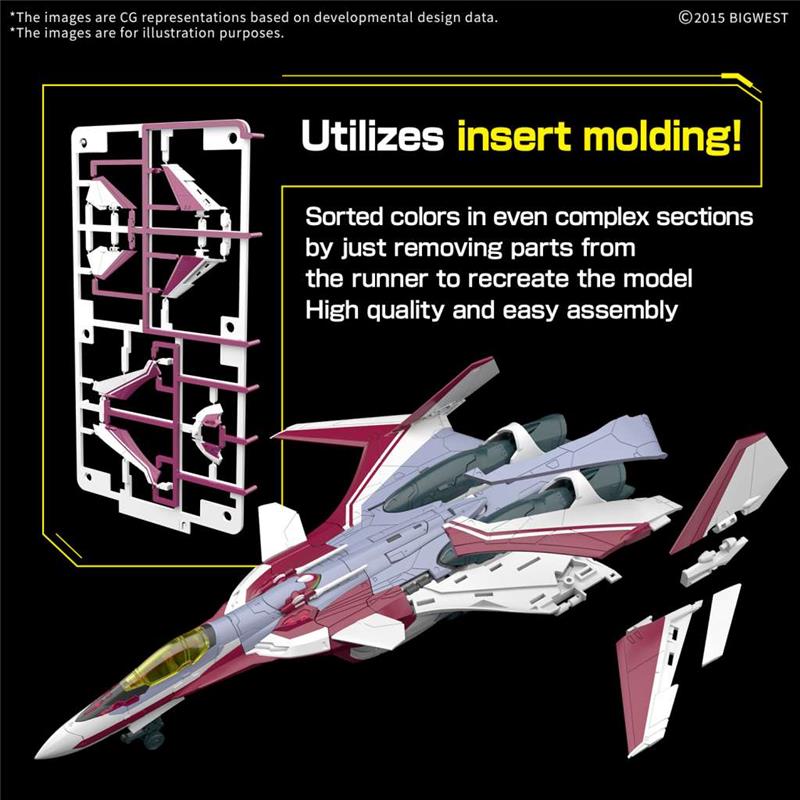1/100 HG VF-31C SIEGFRIED MIRAGE FARINA JENIUS USE
