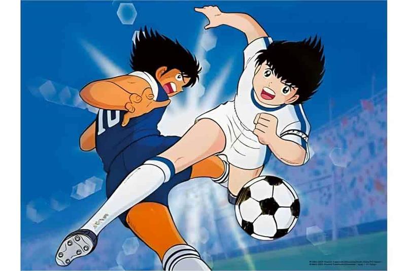 80S MANIA 500 PIECES JIGSAW PUZZLE - CAPTAIN TSUBASA