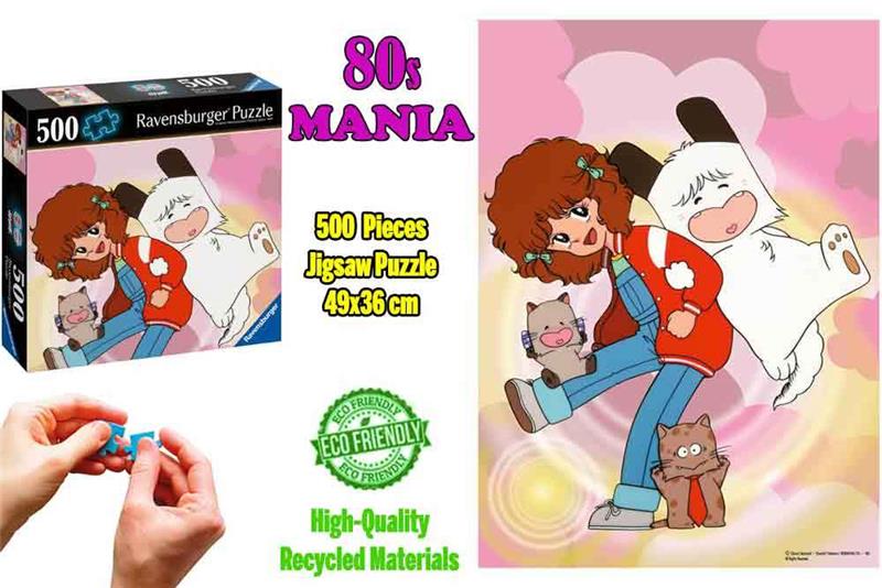 80S MANIA 500 PIECES JIGSAW PUZZLE - HELLO SPANK