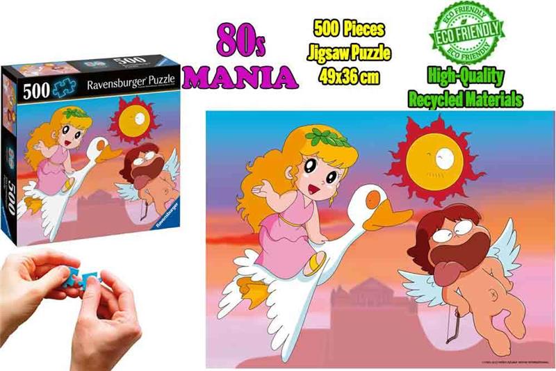 80S MANIA 500 PIECES JIGSAW PUZZLE - POLLON