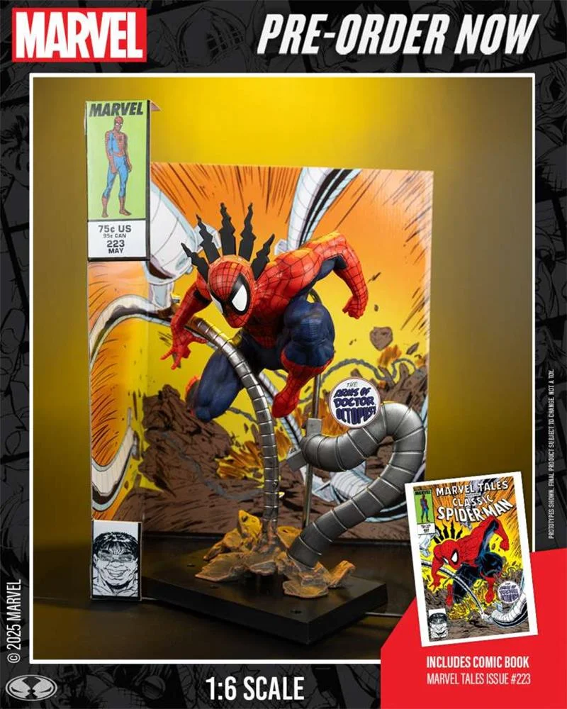 MARVEL COLLECTION W4 1:6 SPIDER-MAN (MARVEL TALES #223) FIGURE