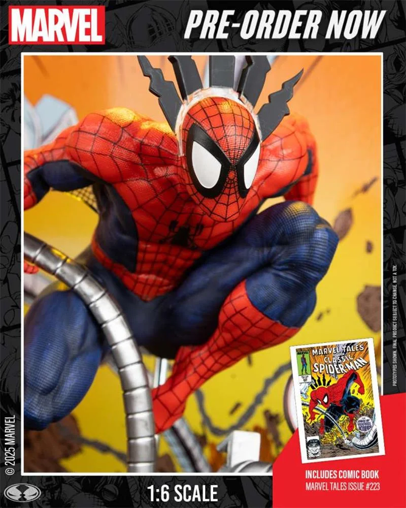 MARVEL COLLECTION W4 1:6 SPIDER-MAN (MARVEL TALES #223) FIGURE