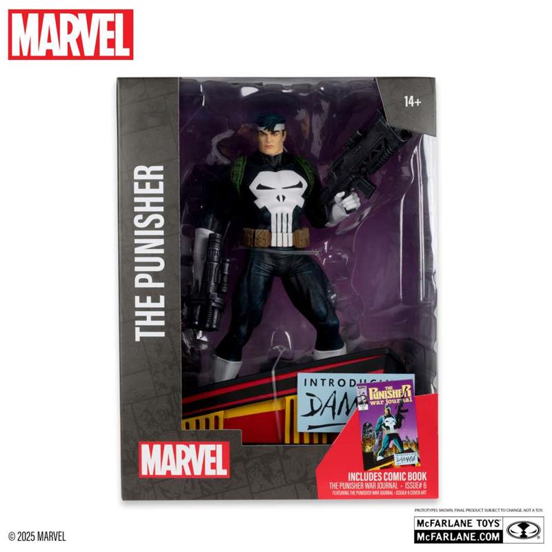 MARVEL COLLECTION W4 1:6 THE PUNISHER (PUNISHER WAR JOURNAL#8) FIGURE