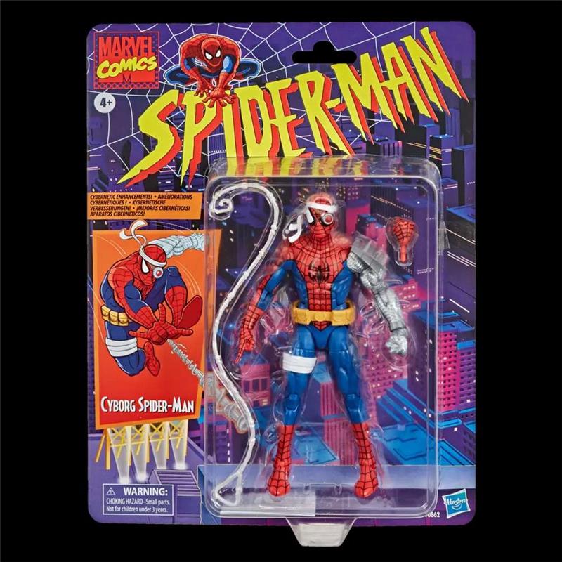 MARVEL LEGENDS VINTAGE SPIDER-MAN CYBORG SPIDER-MAN