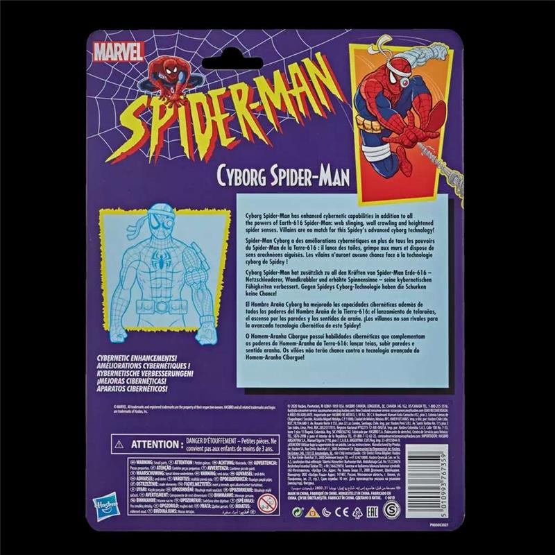 MARVEL LEGENDS VINTAGE SPIDER-MAN CYBORG SPIDER-MAN