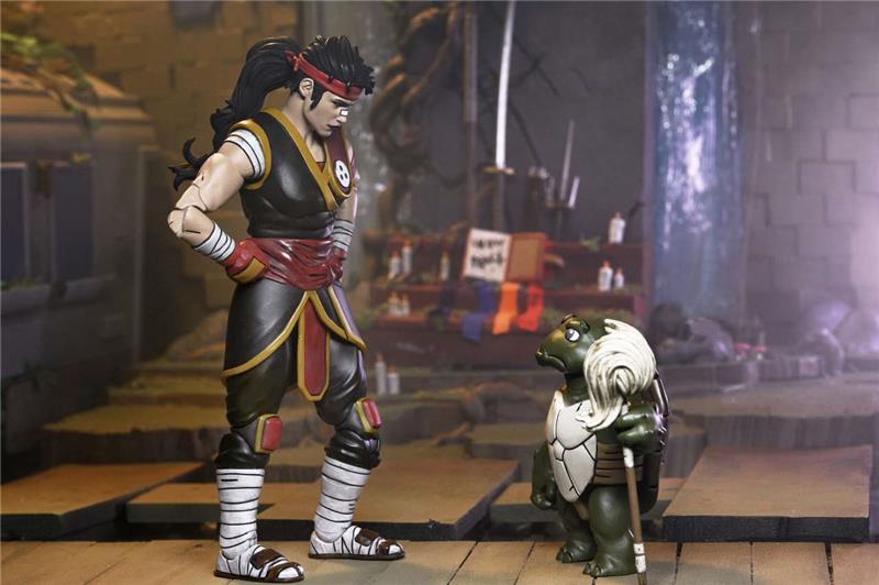 TMNT LAST RONIN CASEY MARIE WITH BABY ODYN AND UNO