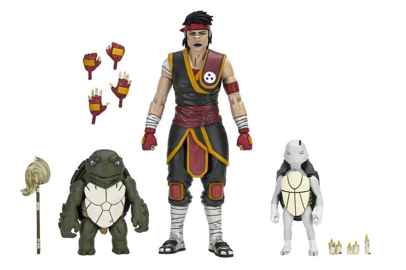 TMNT LAST RONIN CASEY MARIE WITH BABY ODYN AND UNO