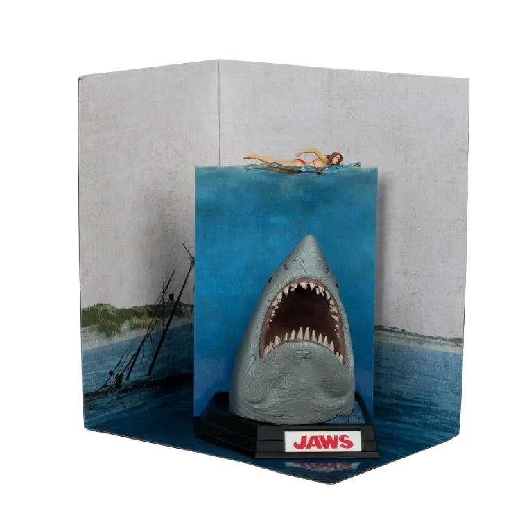 MOVIE MANIA JAWS 50TH ANNI LTE ED FIGURE