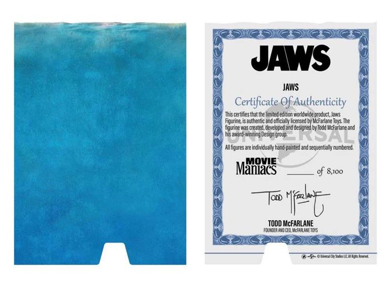 MOVIE MANIA JAWS 50TH ANNI LTE ED FIGURE