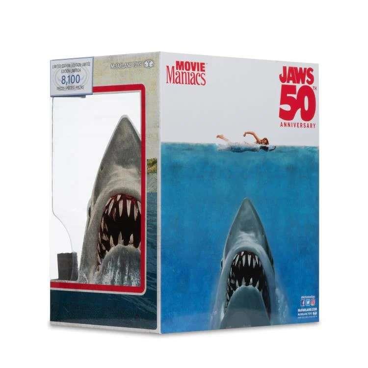 MOVIE MANIA JAWS 50TH ANNI LTE ED FIGURE