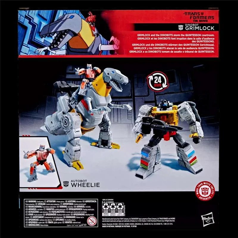 TRANSFORMERS STUDIO SERIES - TRANSFORMERS THE MOVIE GRIMLOCK AND WHEELIE
