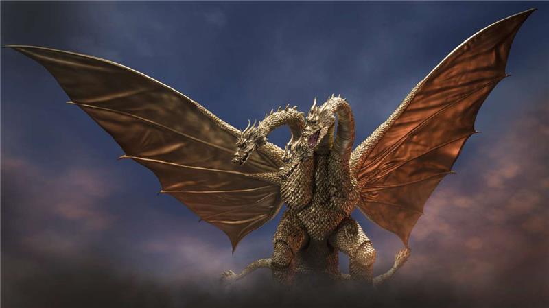 S.H. MONSTERARTS - GODZILLA KING GHIDORAH 1972