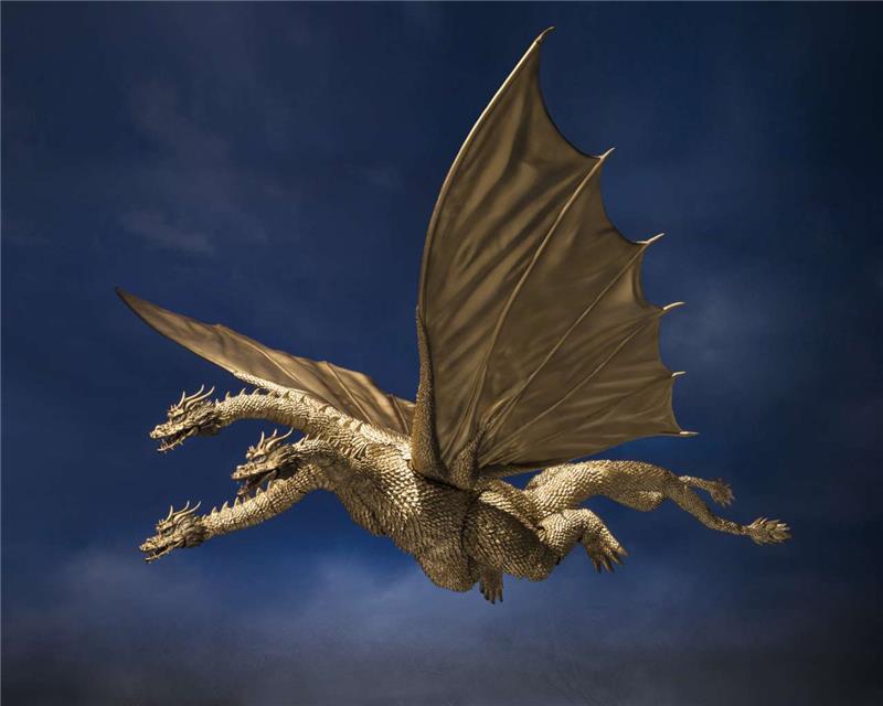 S.H. MONSTERARTS - GODZILLA KING GHIDORAH 1972