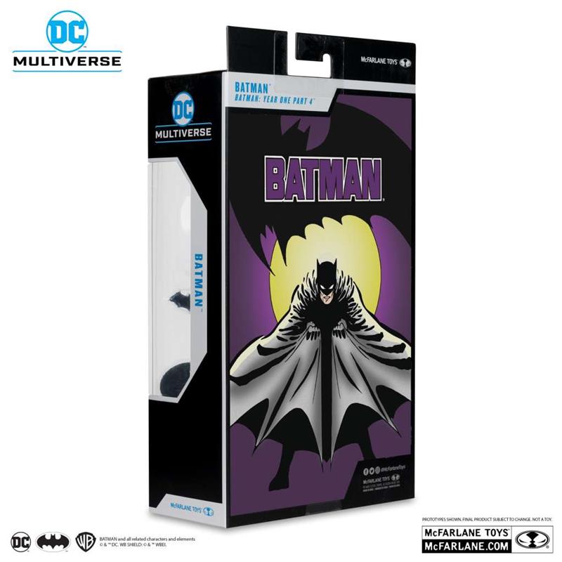 DC MULTIVERSE BATMAN YEAR ONE PT4 GOLD LABEL PLATINUM BATMAN