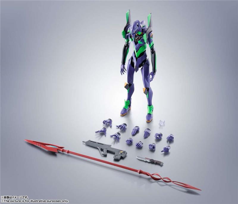 ROBOT SPIRITS SIDE EVA TEST TYPE-01 + SPEAR OF CASSIUS NEW COLOR