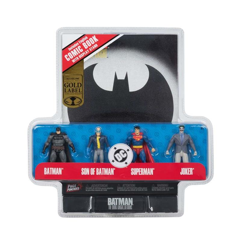 DC DIRECT DARK KNIGHT RETURNS 3INCH COMIC FIGURE 4PK