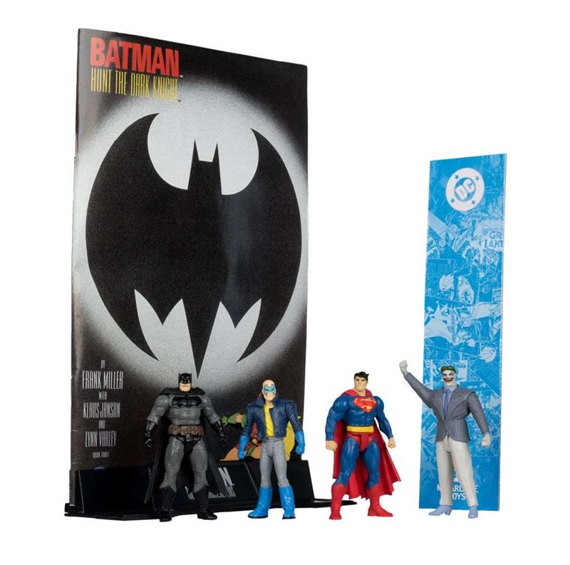 DC DIRECT DARK KNIGHT RETURNS 3INCH COMIC FIGURE 4PK