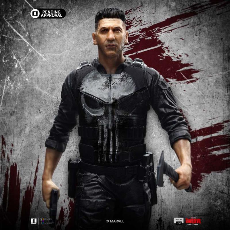 1/10 IRON STUDIOS - DAREDEVIL BORN AGAIN PUNISHER