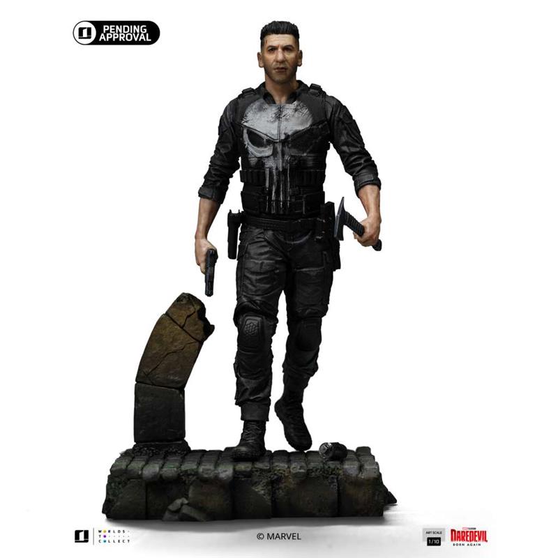 1/10 IRON STUDIOS - DAREDEVIL BORN AGAIN PUNISHER