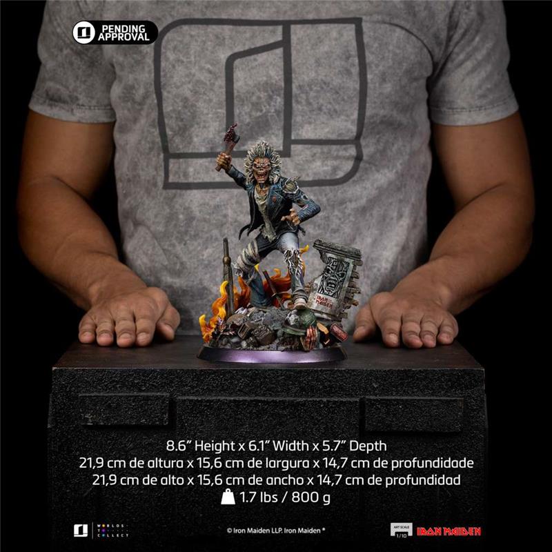 1/10 IRON STUDIOS - IRON MAIDEN EDDIE 50TH YEAR ANNIVERSARY