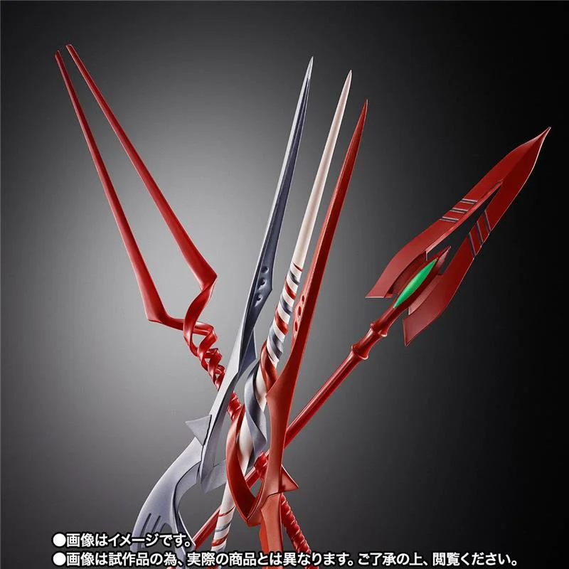 METAL BUILD - 3 SPEARS SET FOR EVANGELION 30TH WITH ANOTHER COLOR
