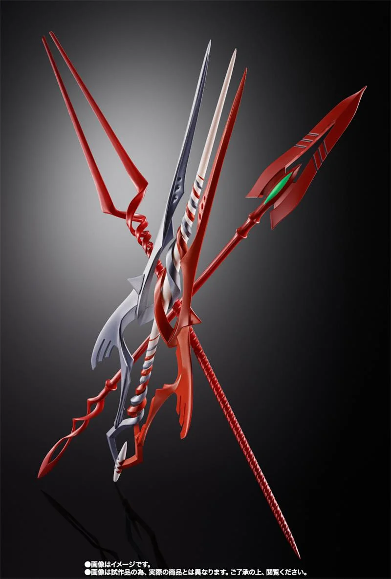 METAL BUILD - 3 SPEARS SET FOR EVANGELION 30TH WITH ANOTHER COLOR
