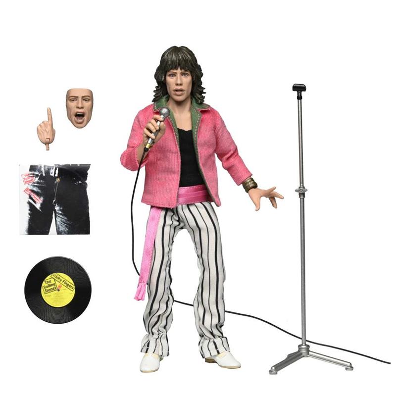 NECA - THE ROLLING STONES MICK JAGGER 1975 CLOTHED