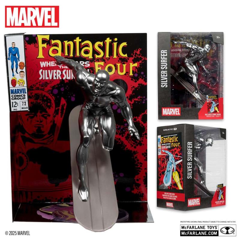 MARVEL COLLECTION W6 1:6 SILVER SURFER (FANTASTIC FOUR #72) FIGURE