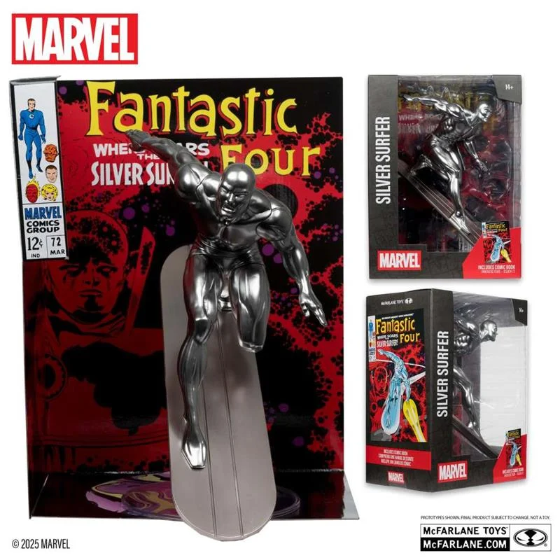 MARVEL COLLECTION W6 1:6 SILVER SURFER (FANTASTIC FOUR #72) FIGURE